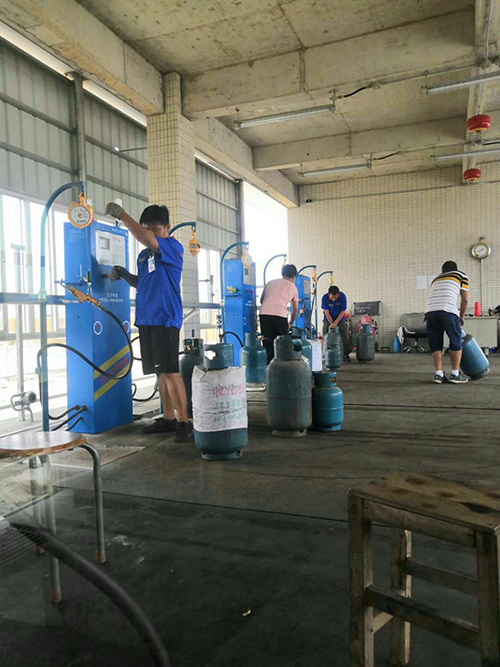 現場安裝可燃氣體探測器