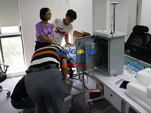 微型空氣質量監測站安裝調試