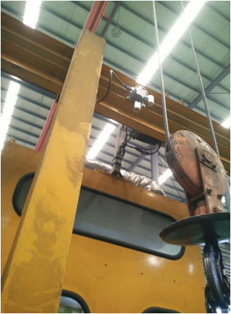 無線一氧化碳氣體檢測儀安裝現場圖