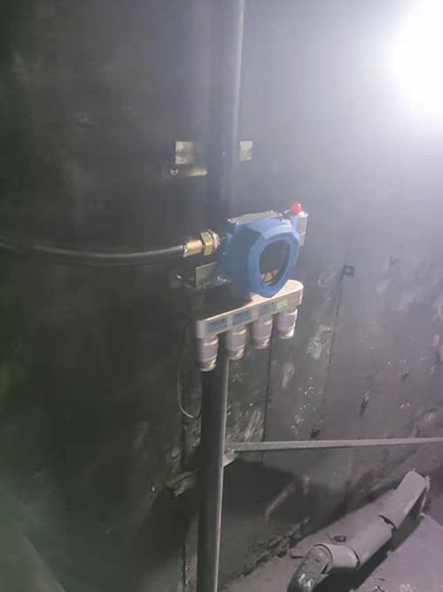 有毒氣體檢測儀安裝現場圖