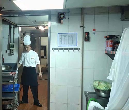 餐飲廚房燃氣泄漏檢測儀安裝教程