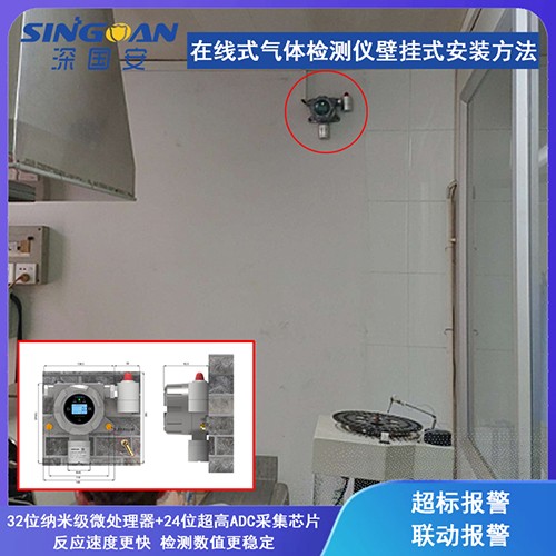 固定壁掛式氣體檢測儀